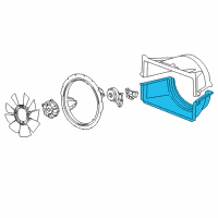 OEM 2012 Chevrolet Silverado 2500 HD Lower Shroud Diagram - 22737911