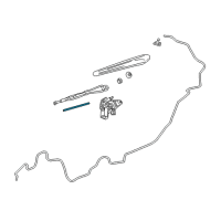 OEM 2019 Chevrolet Trax Rear Blade Diagram - 95915137