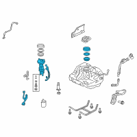 OEM 2007 Honda Civic Filter Set, Fuel Diagram - 17048-SNC-L01