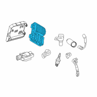 OEM 2011 Chevrolet Corvette PCM Diagram - 12678513