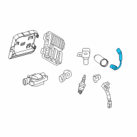 OEM 2011 Cadillac CTS Plug Wire Diagram - 19180532