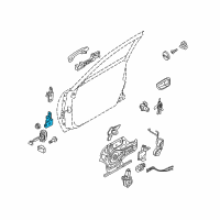 OEM 2004 Kia Amanti Hinge Assembly-A Diagram - 793103F000