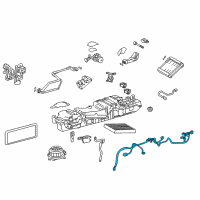 OEM Lexus LS600h HVAC Harness Connector Diagram - 8221250151