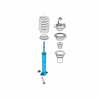 OEM Chevrolet Front Shock Absorber Assembly Diagram - 84176631