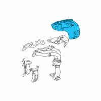 OEM 1999 Toyota Camry Heat Shield Diagram - 17167-74240
