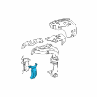 OEM Toyota Solara Heat Shield Diagram - 17169-74040