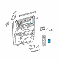 OEM 2022 Ram 2500 Switch-Front Door Diagram - 68382477AA