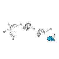 OEM 2021 Lincoln Navigator INSULATOR ASY - ENGINE SUPPORT Diagram - NL1Z-6038-C