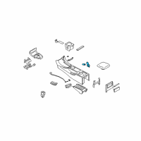 OEM 2001 Infiniti I30 Cigarette Lighter Knob & Heater Assembly Diagram - 25335-AA001