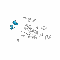 OEM Infiniti G35 Boot Assy-Console Diagram - 96935-JK43A