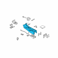 OEM Infiniti G35 Body-Console Diagram - 96911-JK40A