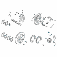 OEM 2019 Kia Stinger Rear Wheel Hose Right Diagram - 58738J5500