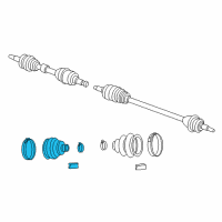 OEM 2003 Dodge Stratus Boot Kit-Half Shaft Diagram - 5017652AA