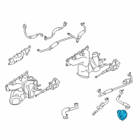 OEM 2020 BMW M4 Engine Water Pump Diagram - 11-51-7-850-568