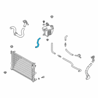 OEM Lexus UX250h Hose, Water By-Pass Diagram - 16261-24030