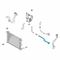 OEM 2020 Lexus UX200 Hose, Water By-Pass Diagram - 16264-24020