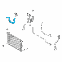 OEM 2020 Lexus UX200 Hose, Radiator, NO.2 Diagram - 16572-24060