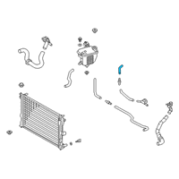 OEM 2022 Lexus UX250h Hose, Water By-Pass Diagram - 16281-24010