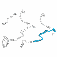 OEM BMW Oil Cooling Pipe Inlet Diagram - 17-22-7-599-919