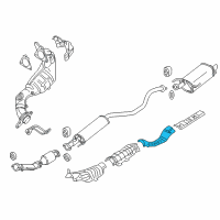 OEM 2011 Nissan Juke INSULATOR - Heat, Rear Floor Diagram - 74761-1KA0A
