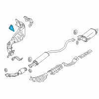 OEM 2011 Nissan Juke Gasket Converter Diagram - 14445-1KC0A