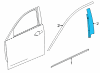 OEM 2021 Cadillac CT5 Applique Diagram - 84739555