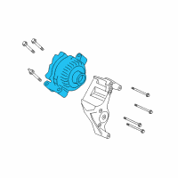 OEM 2005 Ford F-150 Alternator Diagram - 7L3Z-10346-CARM