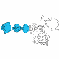 OEM BMW 540i Thermostat With Characteristics Control Diagram - 11-53-1-436-386