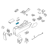 OEM Kia Switch Assembly-Console Diagram - 93310G5030
