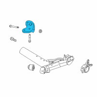 OEM 2012 Ford Fiesta Bracket Diagram - BE8Z-5596-B