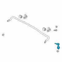 OEM Kia Sedona Link Assembly-Rear Stabilizer Diagram - 55530A9000