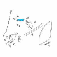 OEM BMW 428i Gran Coupe Cover, Column A Left Diagram - 51-43-7-321-385