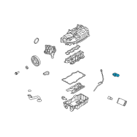 OEM 2008 Ford Escape Oil Pressure Sending Unit Diagram - 6U5Z-9278-N