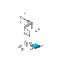 OEM 1997 Toyota Tacoma ECM Diagram - 89661-04260-84