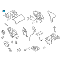 OEM 2014 Infiniti QX70 Engine Oil Filler Cap Diagram - 15255-1P110