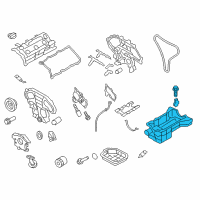 OEM 2011 Nissan Quest Pan Assy-Oil Diagram - 11110-JP00B