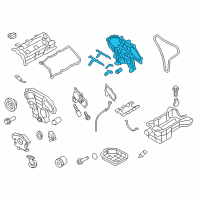 OEM 2017 Nissan Quest Cover Assy-Front Diagram - 13500-JP00C