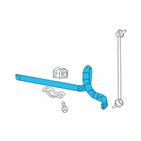 OEM 2007 Dodge Caliber Bar-Front Diagram - 5105100AC