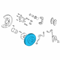 OEM Toyota Echo Rotor Diagram - 43512-52050