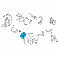 OEM 2005 Scion xB Hub Diagram - 43502-52010