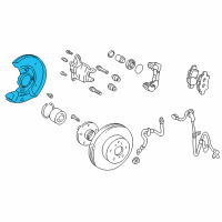 OEM Scion xA Splash Shield Diagram - 47782-52020