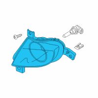 OEM BMW 328i xDrive Fog Lights, Left Diagram - 63-17-7-199-893