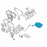 OEM 2017 Nissan Maxima Pan Assy-Oil Diagram - 11110-9N00B