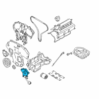 OEM Nissan Quest Pump-Oil Diagram - 15010-7Y00A