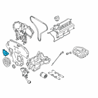 OEM 2011 Nissan Maxima VTC Cover & PULLEY Kit Diagram - 13040-9N02A