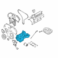 OEM 2014 Nissan Maxima Pan Assy-Oil Diagram - 11110-9N00A