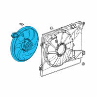 OEM Buick Encore Fan & Motor Diagram - 95484867