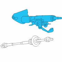 OEM 2009 Pontiac Solstice Column Asm, Steering Diagram - 15819293