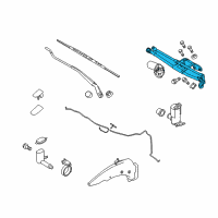 OEM Ford Transit Connect Linkage Assembly Diagram - 9T1Z-17566-B