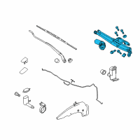 OEM 2011 Ford Transit Connect Front Motor Diagram - 9T1Z-17508-A